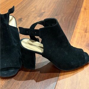 Banana Republic Black Suede Heels